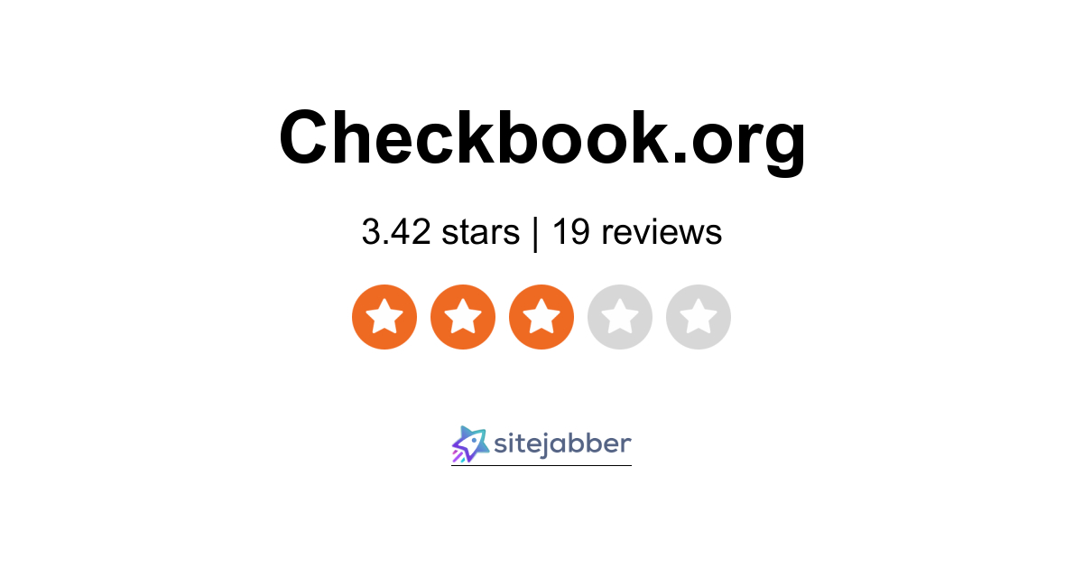 CheckBook Reviews - 17 Reviews of Checkbook.org | Sitejabber