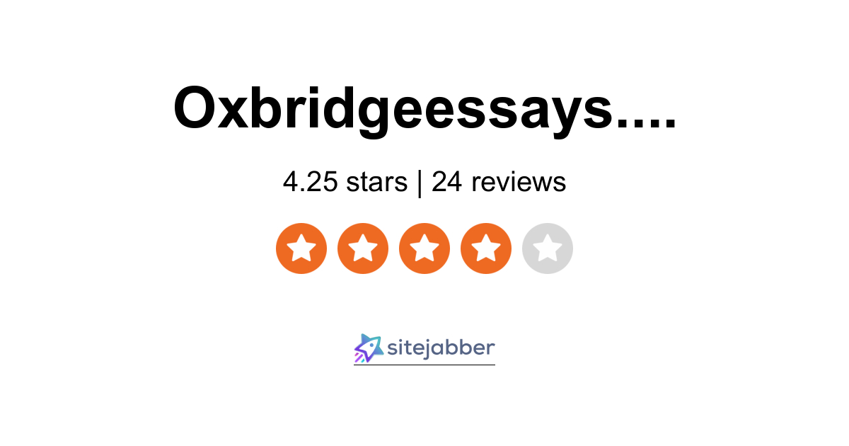 oxbridge essays reviews