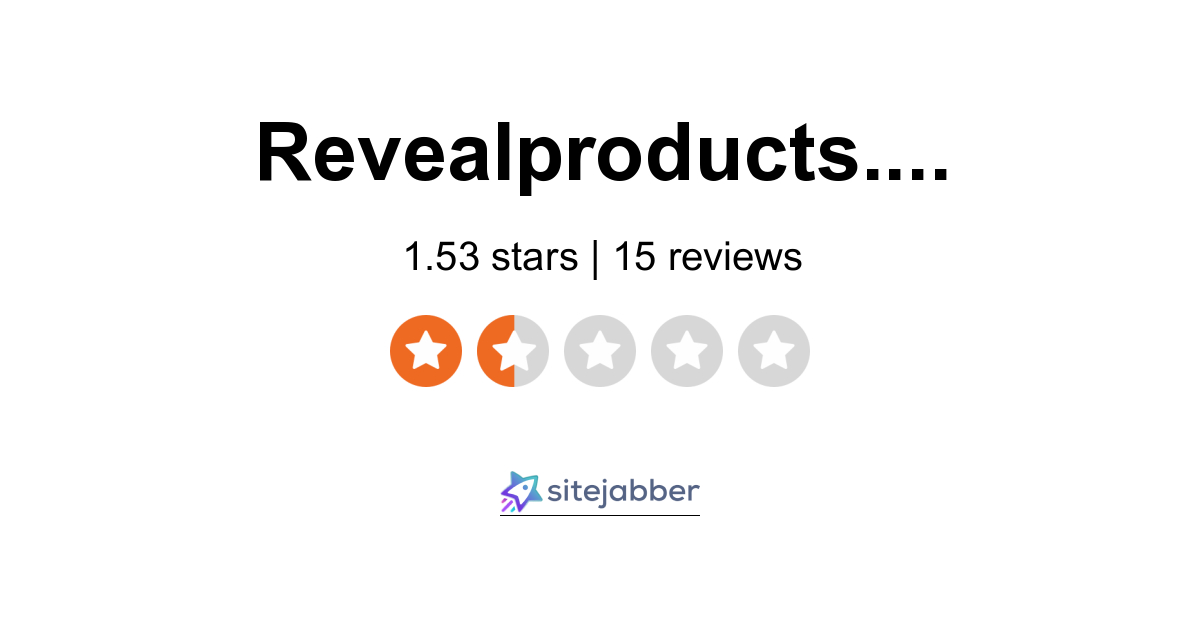 Reveal Products Reviews - 13 Reviews of Revealproducts.com ...